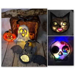 Stickdatei ITH - Halloween Laternen inkl. Süßigkeitenverstecker